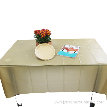 solid color custom peva tablecloth